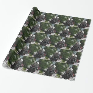 Motor Rails Art Geschenkpapier