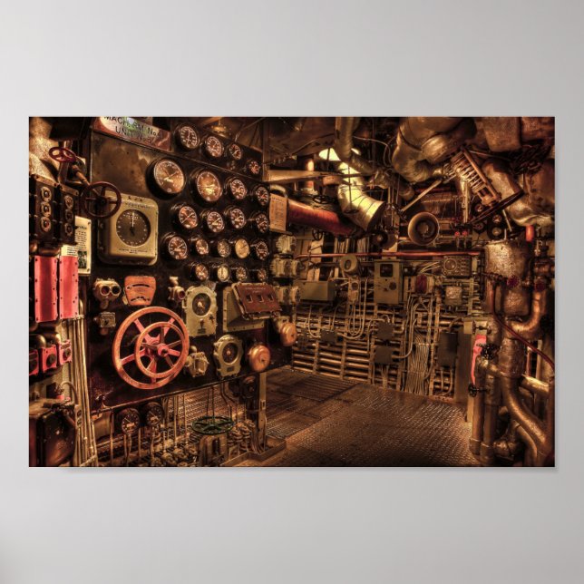 Motor-Raumplakat Poster (Vorne)