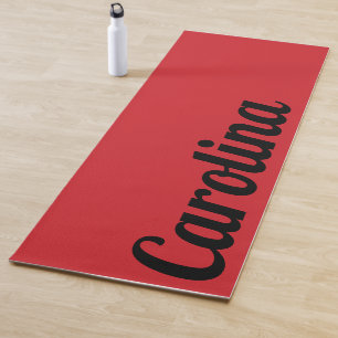 Motor Red Modern Name Stilvoll einfach Yogamatte