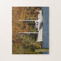 Motor Sailer at Anchor 