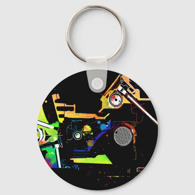 Motor Schlüsselanhänger (Vorderseite)