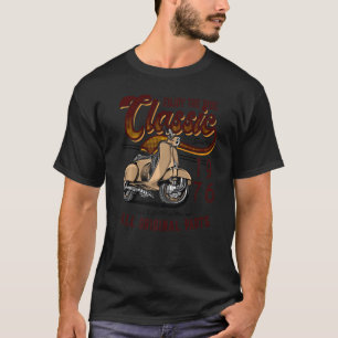 Motor Scooter Classic Moped Rider Geburtstag 1976 T-Shirt