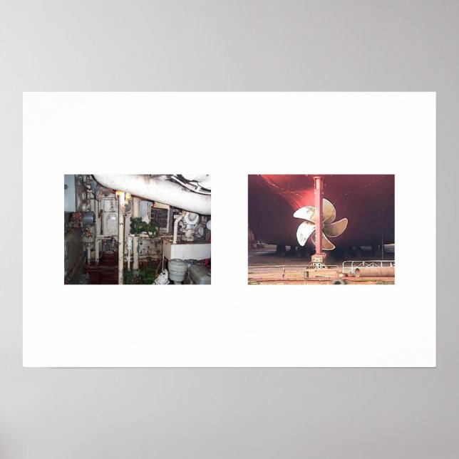 Motor Zimmer 2 und Prop Größe 22 x 15 Poster (Vorne)