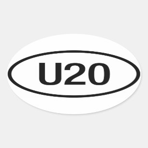 Motoraufkleber Datsun U20 Ovaler Aufkleber