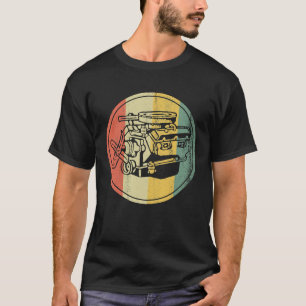 Motorblock Retro-Automechaniker Diesel-LKW-Auto T-Shirt