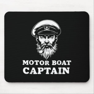 Motorboot Kapitän Tee Lustiges Bootfahren Outfit S Mousepad