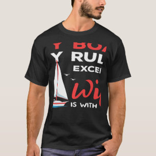 Motorboot Racing Boat Eigentümer Kapitän Motorboot T-Shirt