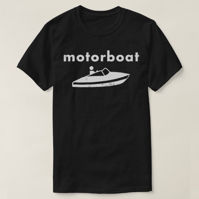 Motorboot T-Shirt (Design vorne)
