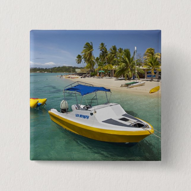 Motorboot und Bananenboot Button (Vorderseite)