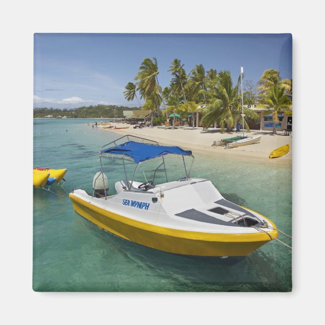 Motorboot und Bananenboot Magnet (Vorne)