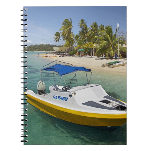 Motorboot und Bananenboot Notizblock (Vorderseite)