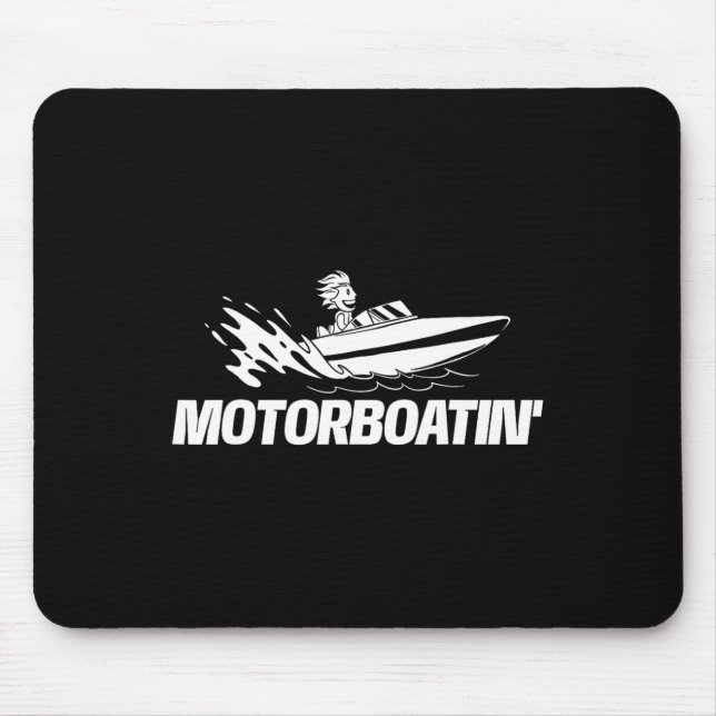 Motorboote - Schiffseigner Segelschiff Mousepad (Vorne)