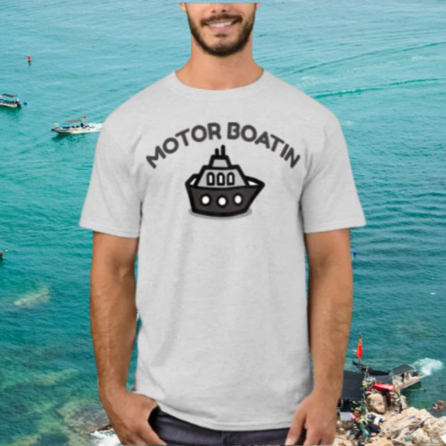 Motorboot'Funny Boat Shirt (Von Creator hochgeladen)