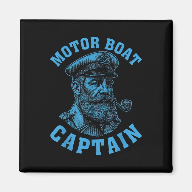Motorbootkapitän _1  magnet (Vorne)
