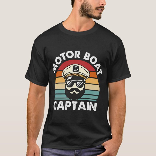 Motorbootkapitän T-Shirt (Vorderseite)