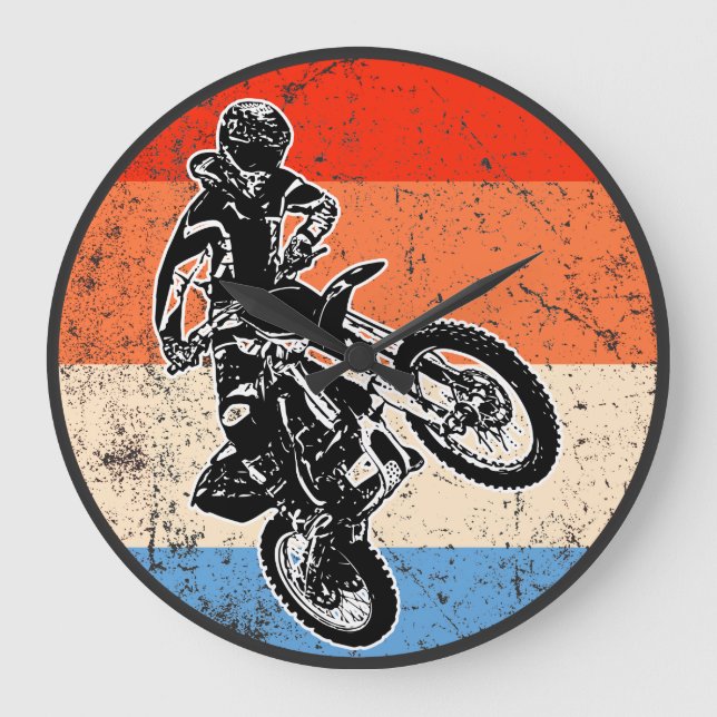 Motorcross grande horloge (Recto)