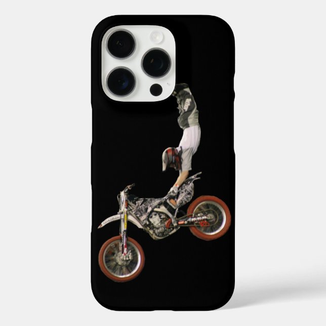 Motorcross iPhone 16 Pro Hülle (Rückseite)