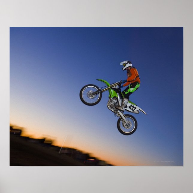 Motorcross Rider Poster (Vorne)