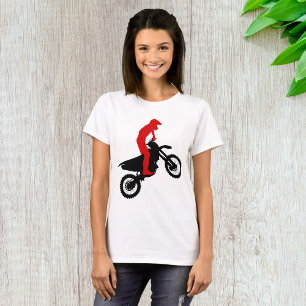 Motorcross Rider Womens T - Shirt