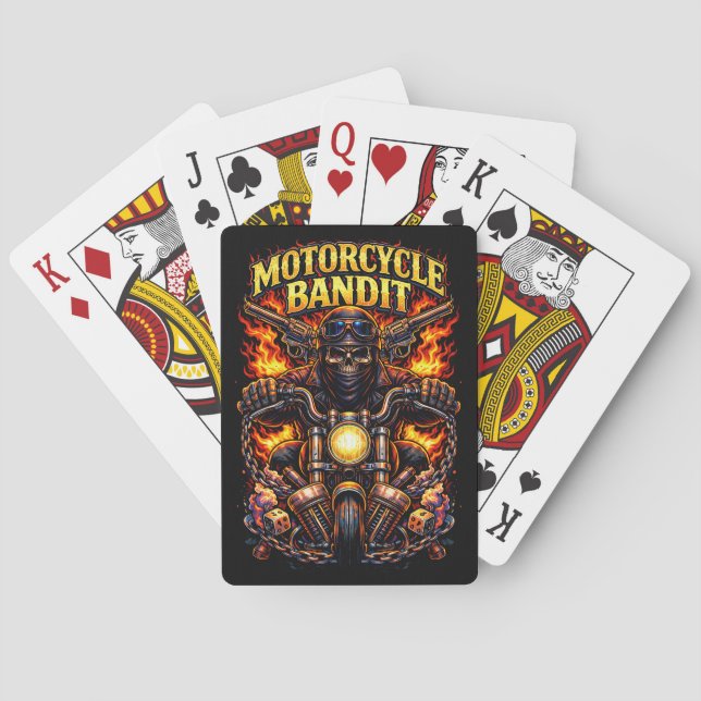 Motorcycle Bandit Spielkarten (Rückseite)
