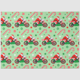 Motorcycle Christmas Holiday Gift Seidenpapier