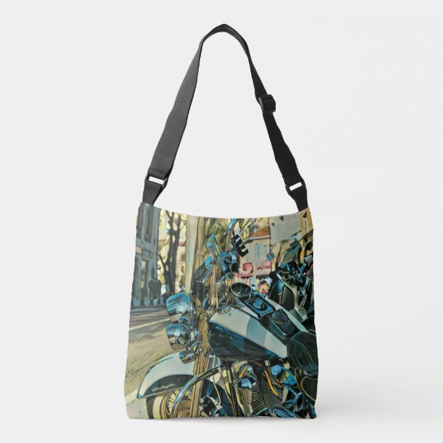 Motorcycle gift tragetaschen mit langen trägern (Vorderseite)