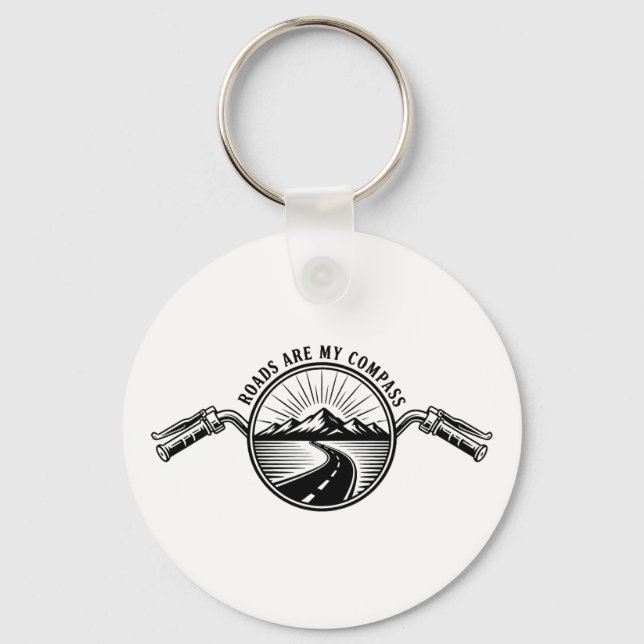 Motorcycle Horizon Adventure      Schlüsselanhänger (Vorderseite)