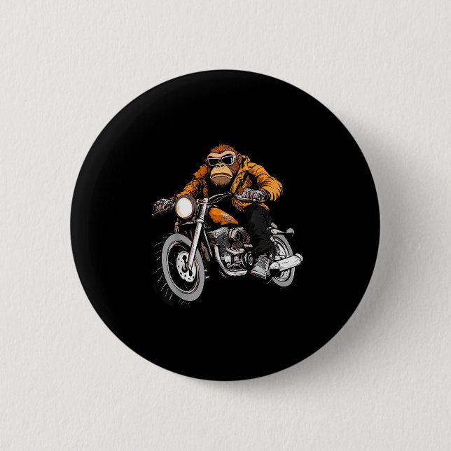 Motorcycle Monkeys  Button (Vorderseite)