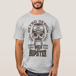 Motorcycle retro design biker and hipster T-Shirt