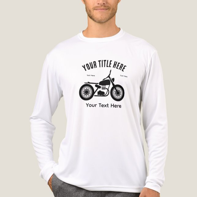 Motorcycle Ride Speed and Freedom Design Tri-Blend Shirt (Vorderseite)