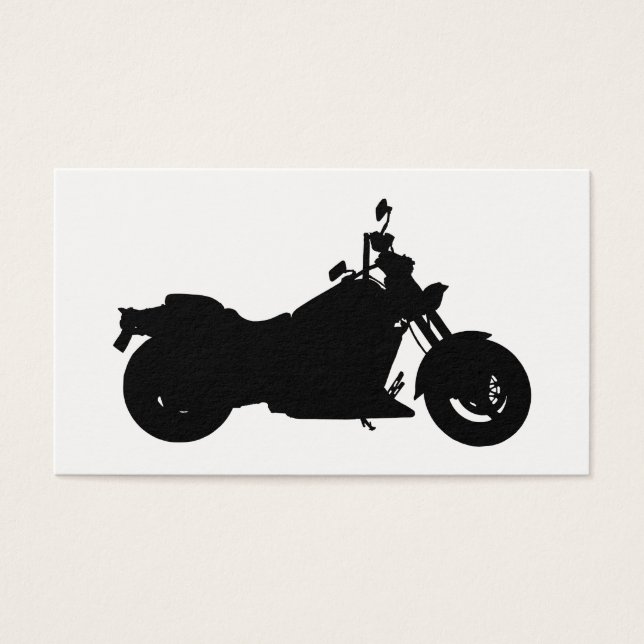 Motorcycle Silhouette (Vorderseite)