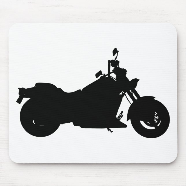 Motorcycle Silhouette Mousepad (Vorne)