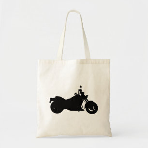 Motorcycle Silhouette Tragetasche