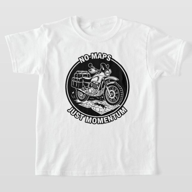 Motorcycle Touring Freedom Mindset T-Shirt (Ablage )