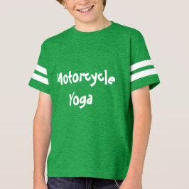 Motorcycle Yoga Football T-Shirt