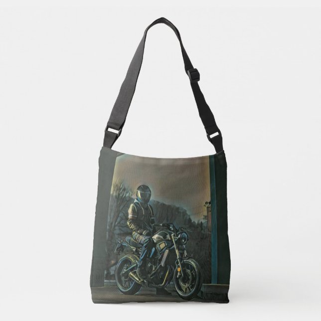 Motorcycles gifts tragetaschen mit langen trägern (Vorderseite)