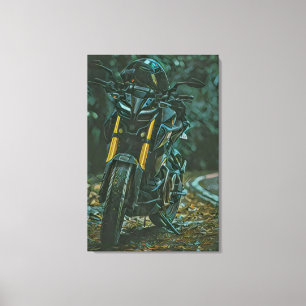 Motorcyclist gifts leinwanddruck