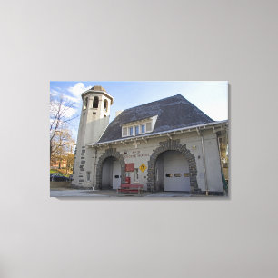 Motorenhaus Nr. 19 in Washington, D.C. Leinwanddruck