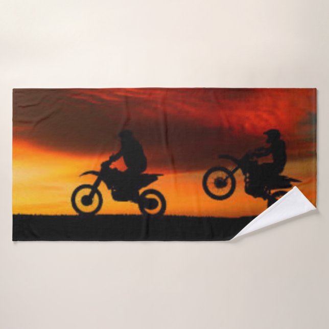 Motorhandtuch Badhandtuch Set (Badehandtuch)