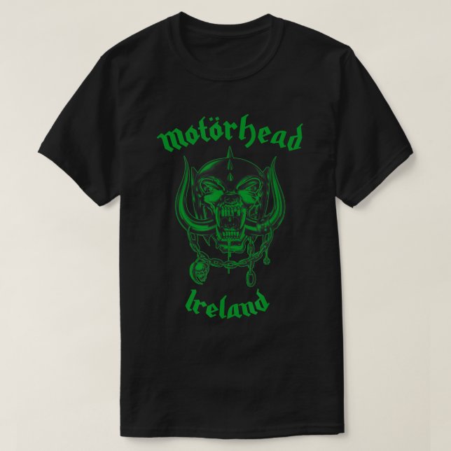 Motörhead - Green Warwine Ireland St. Patrick's Da T-Shirt (Design vorne)