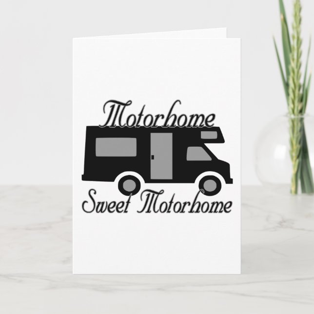Motorhome Bonbon Motorhome Karte (Vorderseite)