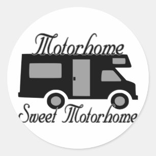 Motorhome Bonbon Motorhome Runder Aufkleber