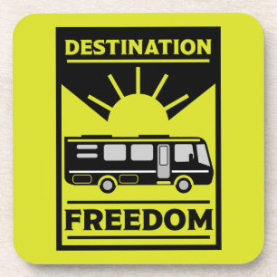 Motorhome Camping RV Freedom Dessous de verre