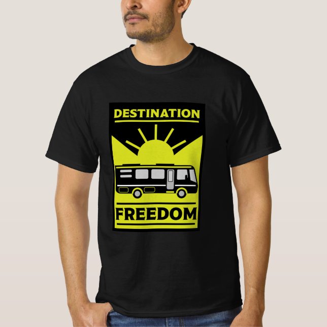 Motorhome Camping RV Freedom T - Shirt (Vorderseite)
