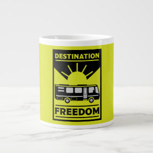 Motorhome Camping RV Freiheit Jumbo-Tasse
