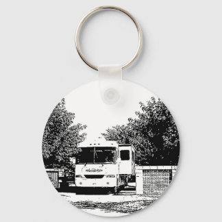 Motorhome in RV Park Schlüsselanhänger