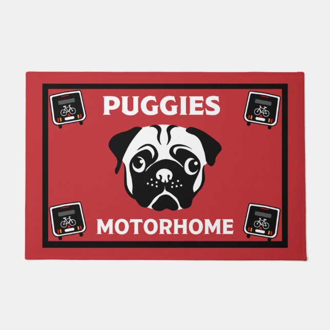 Motorhome Mops Camping Doormat Fußmatte (Vorderseite)