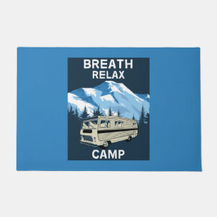 Motorhome RV Camper Reisebus Retro-Tasse Fußmatte