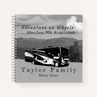 Motorhome RV Camper Reisejournal Notizbuch