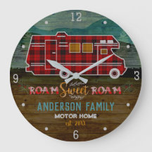 Motorhome RV Camper Reisen Van Rustic Personalisie